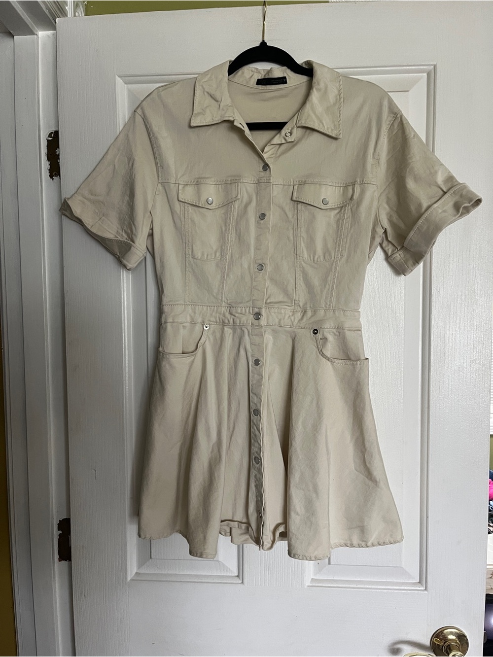 Zara cream & tan dress in a M #playsuit #summer